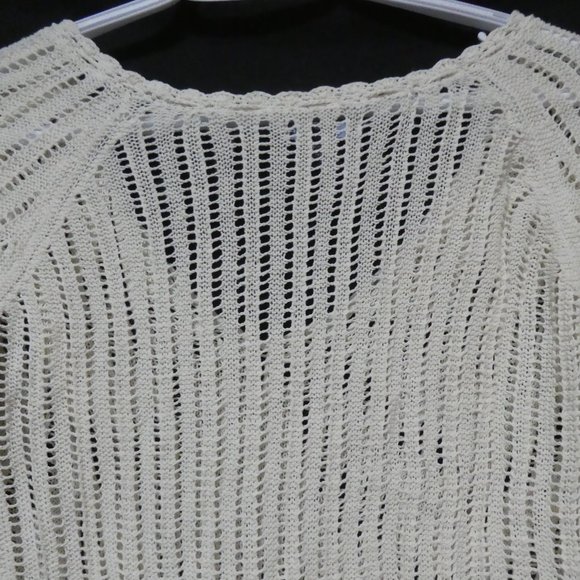 Retro | GAP | small | Ivory Crochet Style Long Sleeve Lightweight Sweater | NWOT - Picture 12 of 16